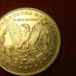 USA nagyméretű ezüst 1 dollár 1878 26, 7 gramm 0.900 38.1 mm fotó