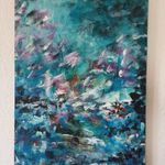 Modern absztrakt festmény 50x70 fotó