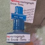 TINTA. ROTRING TINTA SZÉP KÉK SZÍNBEN. fotó