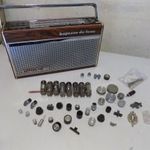 Fiókürítés /elektroncső, rádió, magnó tekerőgomb, kapcsológomb, Bajazzo palást fotó