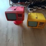 Régi Videoton mini tv 2 darab fotó