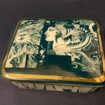 Szász Endre / Hollóházi porcelán zöld fedeles ékszertartó - Szász Endre zöld dobozka fotó