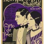 Sala jelzettel, kottaborító grafika, Carlo de Fries: Nem igaz, hogy elhagytál! zenemű kottája, 192 fotó