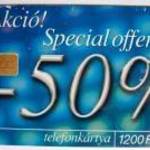 Telefonkártya 2000/10 + 50 % fotó