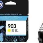 T6L95AE Tintapatron OfficeJet Pro 6950, 6960, 6970 nyomtatókhoz, HP 903, sárga fotó