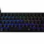 White Shark SHINOBI 2 GK-004123B/BL-HU HUN fekete mechanikus (blue switch) gamer billentyűzet fotó