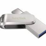 128GB Dual Drive Luxe USB3.1 Type-C Silver - Sandisk fotó