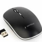 MUSW-4B-01 wireless optical mouse Black - Gembird fotó