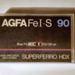 Magnókazetta (Ver.84) AGFA Fe I-S 90 (teszteletlen) fotó