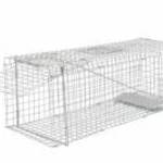 vidaXL horganyzott csapda 80 cm fotó