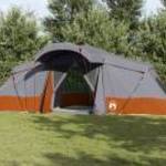 vidaXL Sátrak Szürke és narancssárga 721 x 335 x 212 cm Poliészter fotó
