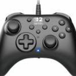 Hori Horipad Turbo, Nintendo Switch 2, Official, Programozható, USB, Fekete, Vezetékes kontroller - fotó