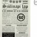 Szülinapi lap, vicces újság 60. születésnapra, szülinapi ajándék, 8 oldalas fotó