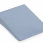 Muszelin Baba párna huzat- ék alakú New Baby STANDARD 30x37 cm blue - NEW BABY fotó