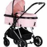 Chipolino AURA babakocsi mózessé alakítható sportrésszel - Pink Marshmallow fotó