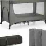 KINDERKRAFT Utazóágy Joy 2 Dark grey fotó