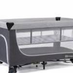 KINDERKRAFT SELECT Utazóágy Leody Grey, Premium fotó