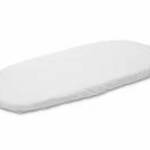 Babakocsihoz való lepedő Jersey New Baby fehér 35x75cm - NEW BABY fotó