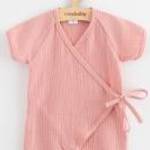 Baba nyári muszlin kezeslábas New Baby pink - NEW BABY fotó