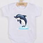 Baba body nyomtatással New Baby Dolphin- rövid ujjú - NEW BABY fotó