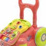 Gyermek zenélő fejlesztő járássegítő Baby Mix rózsaszín - BABY MIX fotó
