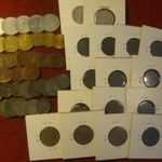 Német 60 db Horogkeresztes érme egyben réz, bronz, alu, zinc fotó