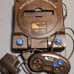 Retro sárga kazettás nintendo klón konzol, TV játék fotó