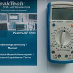 Induktivitás - kapacitásmérő, Peak Tech 3730 fotó