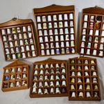 6 DB FALI TÁROLÓ REKESZBEN PORCELÁN GYŰSZŰ GYŰJTEMÉNY X fotó