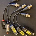 5 darab VIDEO BALUN csavart érpáras kábelhez CCTV kamerához csavar mentes kötés 1Ft-ról fotó