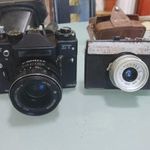 Zenit+Cmena régi fényképező gépek fotó
