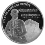 175 éves a Szózat, Nagy emlékérme 20000 Ft 2018 Proof .925 ezüst 77, 76 gramm 7000 példány fotó