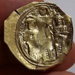 Bizánci Birodalom IX. Mihály és II. Andriokosz ARANY Hyperpiron 3, 49gr 1295-1320 fotó
