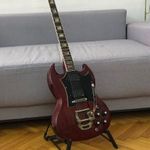 LUXOR ( KASUGA ) GIBSON SG COPY GITÁR. SZEMÉLYES ÁTVÉTEL !!!!! VÉGÁR! FÉLRETÉVE !!!!! fotó