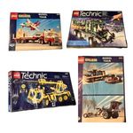 4 különböző LEGO Technic készlet 5581, 5591, 8479 vonalkó olvasós, 8460 pneumatikus fotó