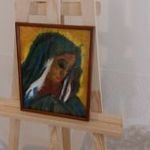 (K) Madonna goblein és festmény 32x25 cm kerettel fotó
