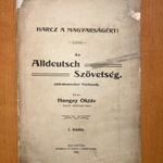 1903 Harcz a magyarságért! Az Alldeutsch Szövetség- RITKA Politikai munka Hangay Oktáv-tól fotó