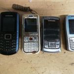 Retró Mobiltelefon Csomag - Samsung SGH-D840 & GT-E2370, Nokia 7360, Siemens ST55 fotó