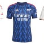 ARSENAL, 2025/26, hazai/vendég/harmadik (GYÖKERES, HAVERTZ, SAKA) fotó