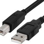 USB nyomtatókábel A-B fotó