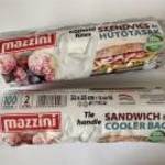 Hűtő- és uzsonnástasak, köthető füles, 3 l, MAZZINI, átlátszó fotó