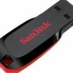 32GB Cruzer Blade USB 2.0 Black/Red - Sandisk fotó