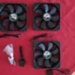 3 db vadonatúj Zalman Quiet Fan 12 cm hűtőventillátor fotó