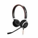 JABRA Fejhallgató - Evolve 40 MS Duo Stereo Vezetékes, Mikrofon fotó