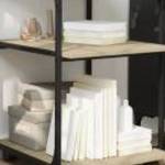 vidaXL 3 szintes sonoma tölgy színű nyomtatóállvány 43 x 48 x 64 cm fotó