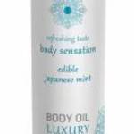 Luxury body oil edible - Japanese Mint 75ml fotó