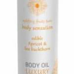 Luxury body oil edible - Apricot & Sea Buckthorn 75ml fotó