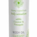 Luxury body oil edible - Coconut & Pineapple 75ml fotó