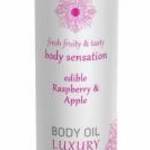 Luxury body oil edible - Raspberry & Apple 75ml fotó