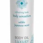 Luxury body oil edible - Japanese Mint 75ml - HOT fotó